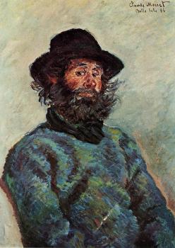 Claude Oscar Monet : Portrait of Poly, Fisherman at Kervillaouen